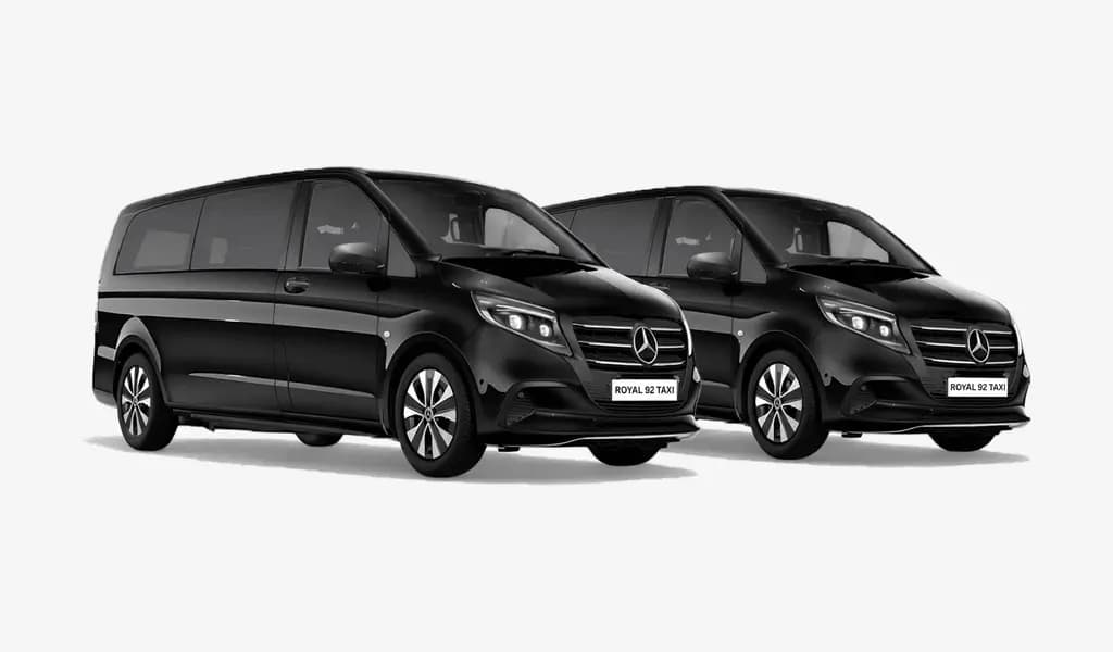 2 Vans (Großraumtaxi) – Cab Salzburg vehicle for Up to 16 passengers • 16 bags