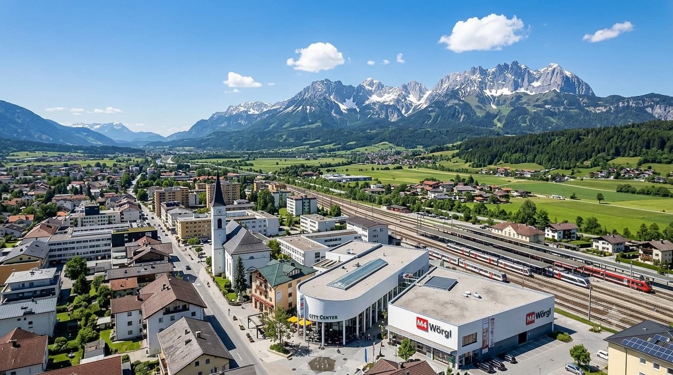 Wörgl in the Tyrolean Inn Valley